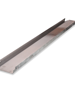 Abdeckblech 1206 Edelst für Luftkanal genietet Nova-270 V13